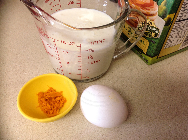 grated orange.egg.buttermilk